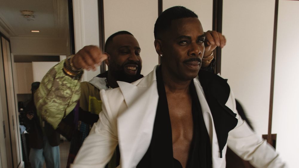 Colman Domingo gets ready for the Met Ball 2024.
