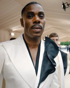 Colman Domingo gets ready for the Met Ball 2024.