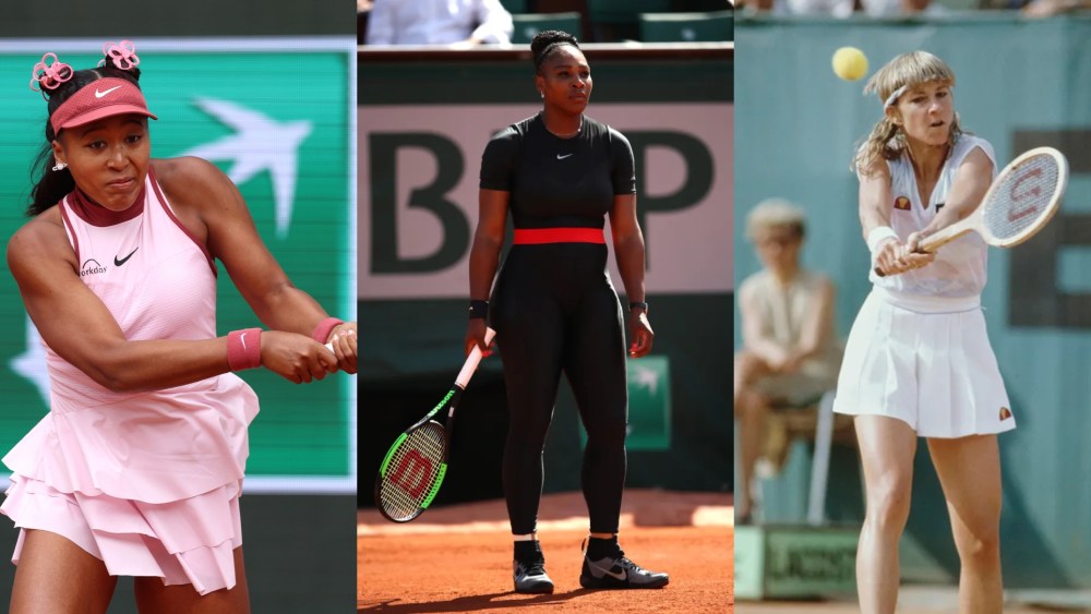 Most memorable French Open tennis outfits.