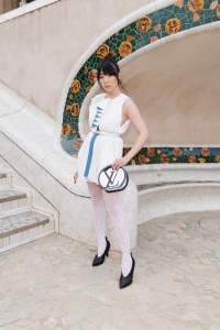 Susanna Lau front row at the Louis Vuitton Cruise 2025 show.