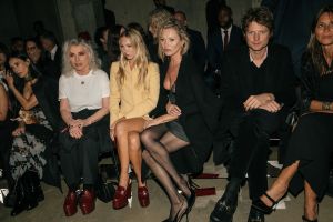 Debbie Harry, Lila Moss, Kate Moss and Nikolai von Bismarck.