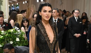 kendall jenner, met gala, givenchy vintage alexander mcqueen design