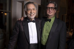 Francis Ford Coppola and Roman Coppola