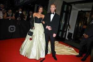Storm Reid in Coach with Stuart Vevers at The Mark Hotel before the 2024 Met Gala