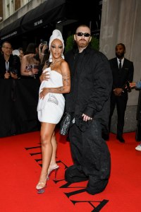 Doja Cat and Beka Gvishiani at The Mark Hotel before the 2024 Met Gala