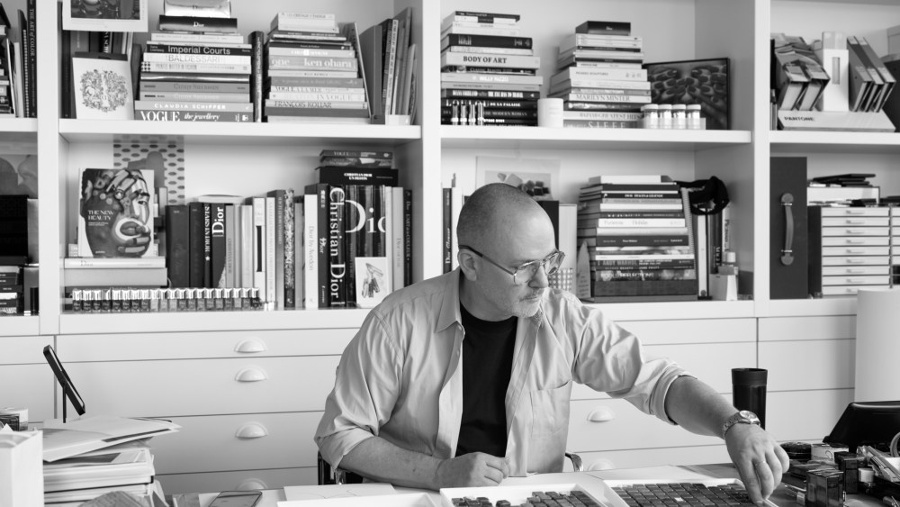 Peter Philips at his desk