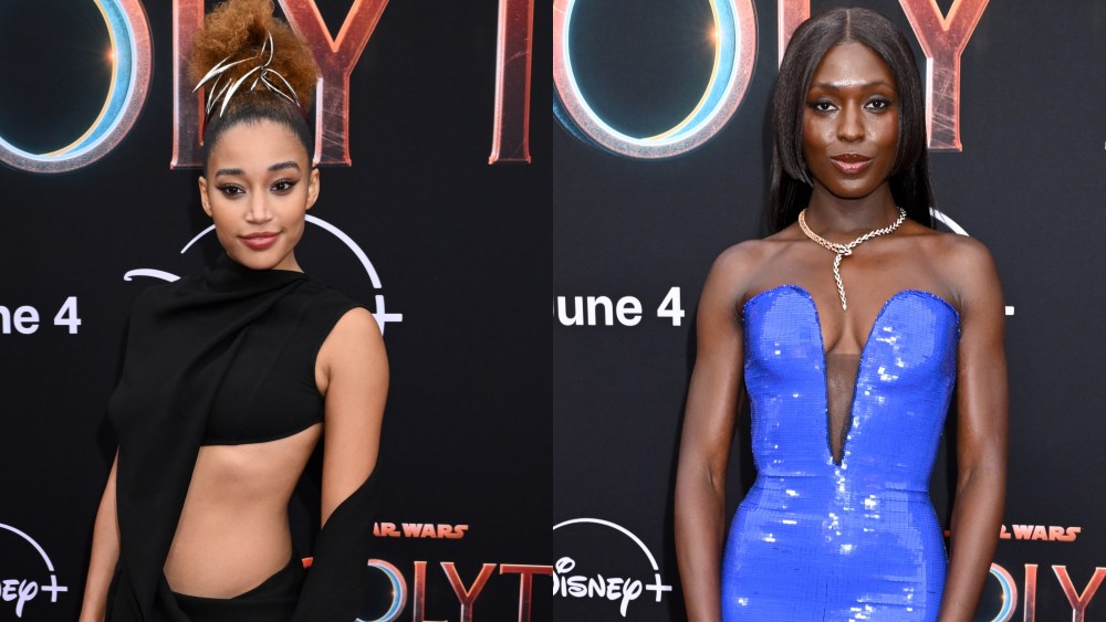 amandla stenberg, jodie turner-smith, the acolyte, celebrity style on the red carpet, fashion, looks