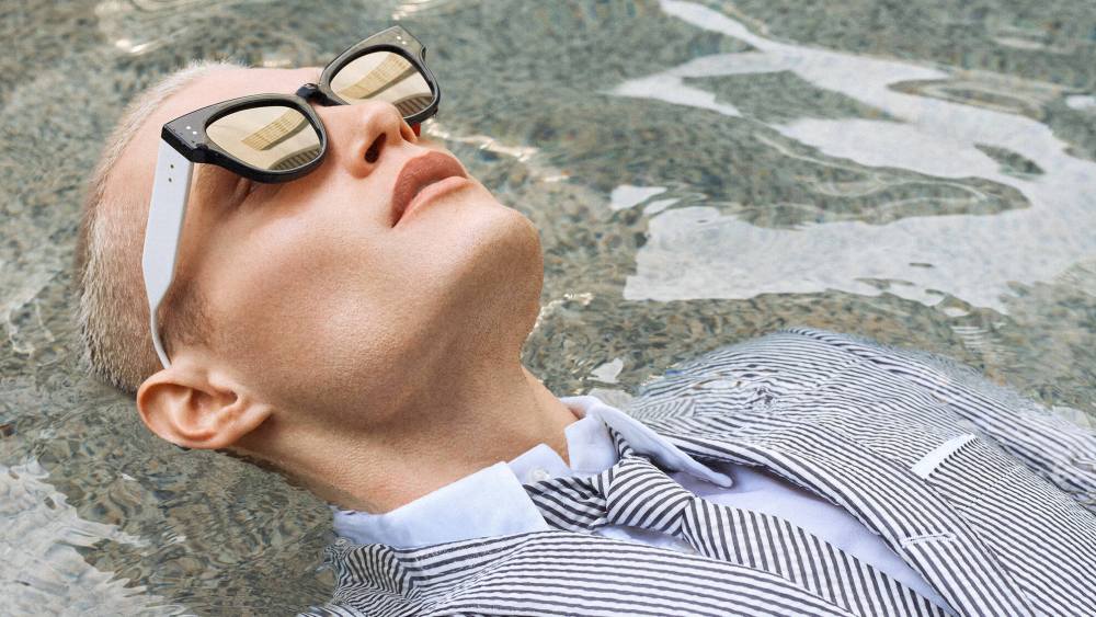 Thom Browne eyewear.