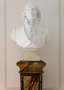A bust of Charles-Maurice de Talleyrand at Hemphouse