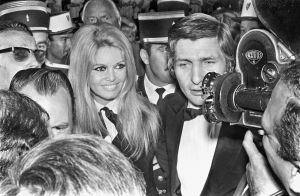 Bridgitte Bardot and Gunter Sachs at the Cannes Film Festival in 1967.