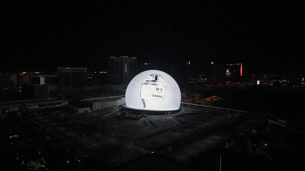 Chanel No.5 L'Eau Activation Vegas Sphere