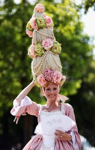 Anneka Tanaka-Svenska wears a hat created by Louis Mariette on the opening day of Royal Ascot at Ascot Racecourse on June 14, 2011 in Ascot, England. The five-day meeting is one of the highlights of the horse racing calendar, with 2011 marking the 300th anniversary of the annual event. Horse racing has been held at the famous Berkshire course since 1711.