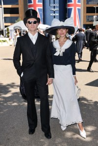 ASCOT, ENGLAND - JUNE 20: Oliver Proudlock and Emma Lou Proudlock attend day 3 of Royal Ascot at Ascot Racecourse on June 20, 2024 in Ascot, England. (Photo by Dave Benett/Getty Images for Ascot Racecourse)