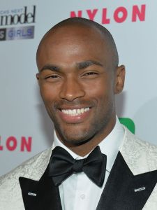 LOS ANGELES, CA - AUGUST 20:  "America's Next Top Model" Cycle 21 finalist Keith Carlos attends the premiere party for Cycle 21 of "America's Next Top Model" presented by NYLON magazine and the LINE messaging app at SupperClub Los Angeles on August 20, 2014 in Los Angeles, California.  (Photo by Michael Tullberg/Getty Images)