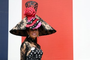 Racegoers attend day 5 of Royal Ascot at Ascot Racecourse on June 23, 2018 in Ascot, England.