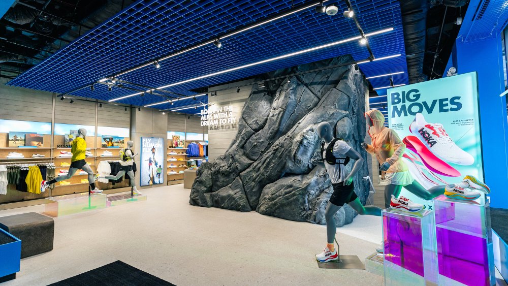 The Hoka store on New York's Fifth Avenue.
