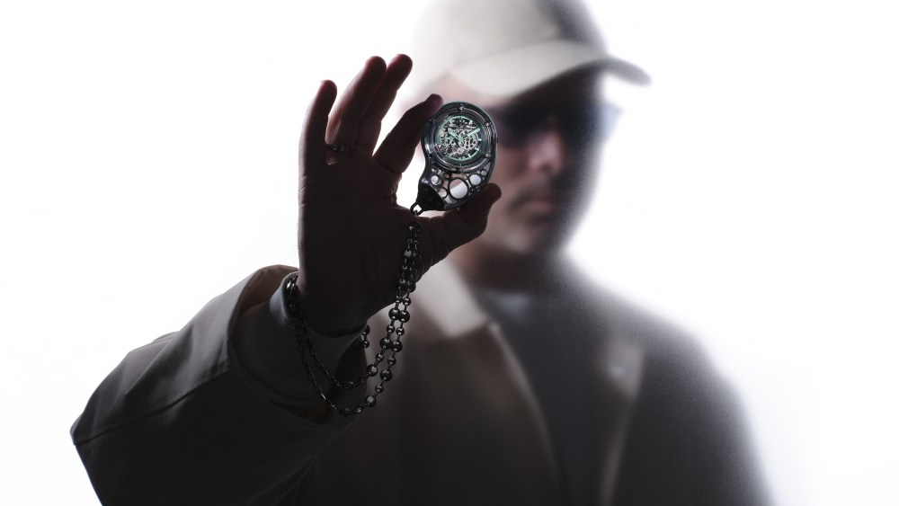 Artist Daniel Arsham and the Arsham Droplet collaboration with Hublot.