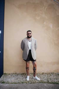 Street style at Pitti Uomo 106 in Milan