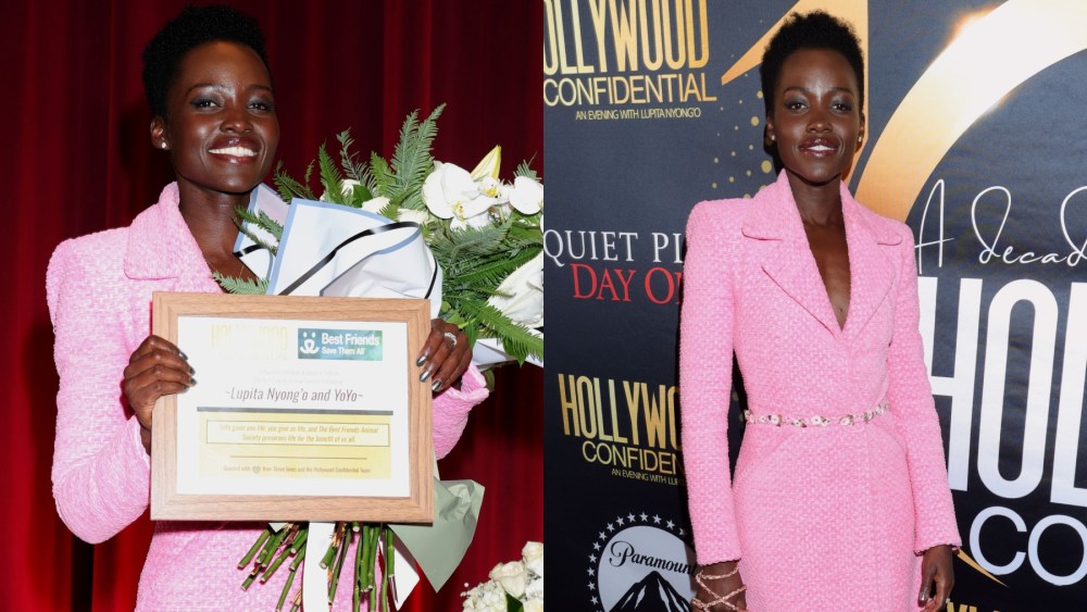 Lupita Nyong'o attends a Hollywood Confidential event honoring "A Quiet Place: Day One" on June 14 in Beverly Hills.