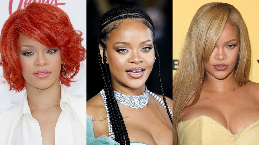 Rihanna in 2011, 2019 and 2024, rihanna hairstyles
