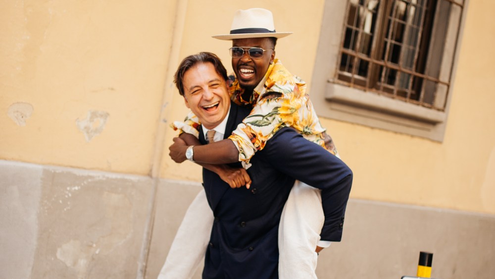 Street style at Milan Men’s Fashion Week Spring 2025.