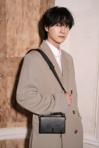 Dori Sakurada at the AMI Spring 2025 ready-to-wear show