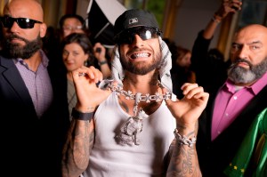 Maluma at the AWGE Spring 2025 ready-to-wear show