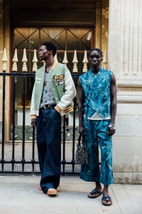 Backstage at the Kenzo Spring 2025 Ready-To-Wear Show at Paris Fashion Week