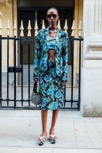 Backstage at the Kenzo Spring 2025 Ready-To-Wear Show at Paris Fashion Week