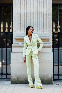 Backstage at the Kenzo Spring 2025 Ready-To-Wear Show at Paris Fashion Week