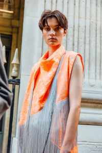 Backstage at the Kenzo Spring 2025 Ready-To-Wear Show at Paris Fashion Week