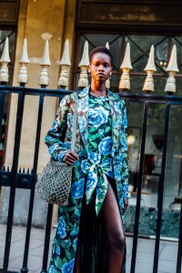 Backstage at the Kenzo Spring 2025 Ready-To-Wear Show at Paris Fashion Week
