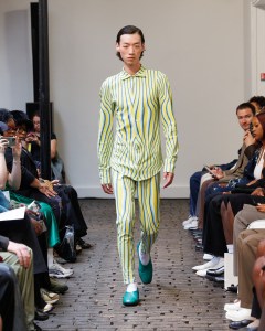 Bianca Saunders Spring 2025 Men's Collection at Paris Fashion Week