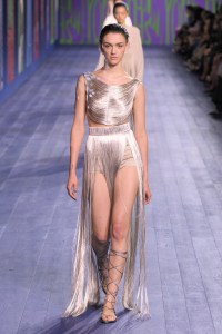 Christian Dior Fall 2024 Couture collection at Couture Fashion Week.