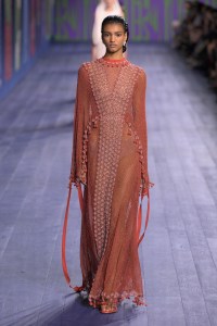 Christian Dior Fall 2024 Couture collection at Couture Fashion Week.