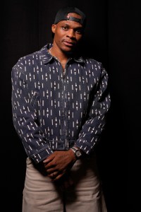 Russell Westbrook at the Dries Van Noten Spring 2025 ready-to-wear show