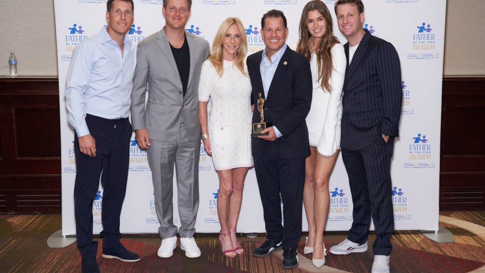 Honoree Jamie Salter,Founder,Chairman & CEO of Authentic Brands Group attends the Father of the Year 2024 Awards   With his Family.