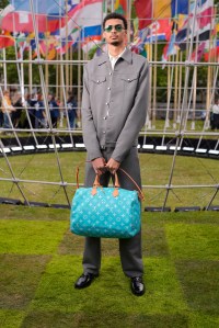 Victor Wembanyama at the Louis Vuitton Men’s Spring 2025 Ready-to-Wear Show