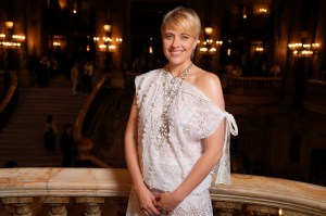Greta Gerwig  at Chanel Fall 2024 Couture