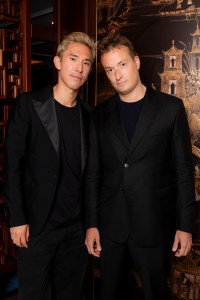 Ed Tang and John Auerbach at the Joopiter x Jackson Wang dinner