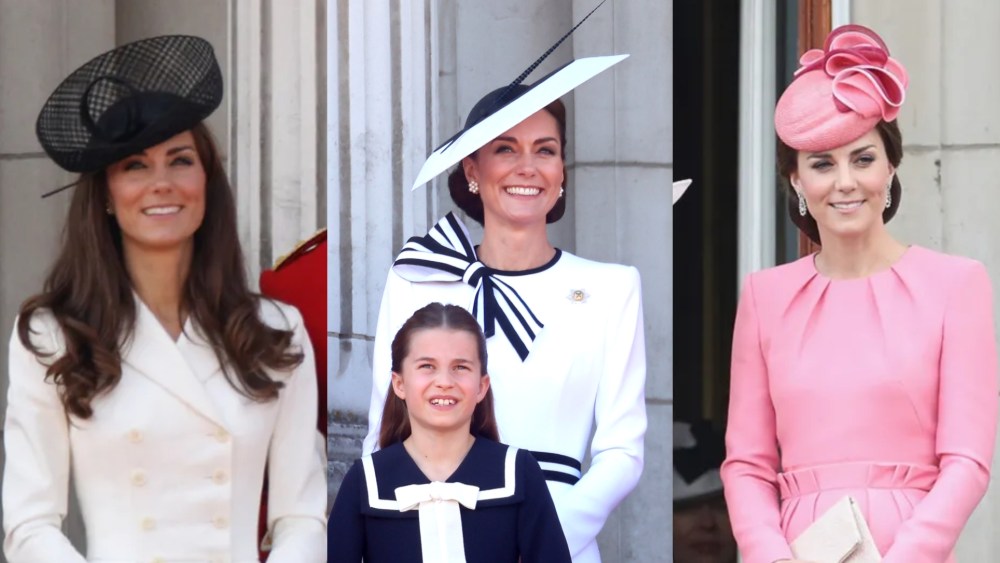 Kate Middleton's Trooping the Colour style through the years.