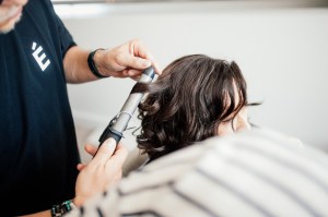 A look at Michelle Yeoh getting ready for the the Balenciaga show in Paris, France.