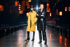 A preview of the Hermès Fall 2024 ready-to-wear collection showing at Pier 36 in New York.