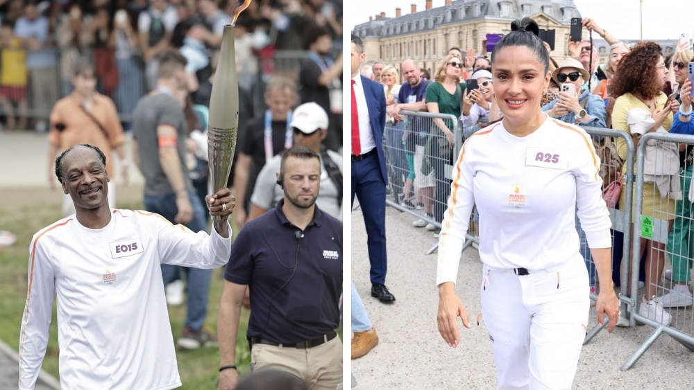 Paris 2024 Olympic and Paralympic Games Torchbearers: Halle Berry, Princess Charlene and More [PHOTOS], salma hayek, snoop dogg