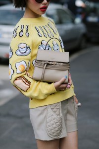 Street style at Milan Fashion Week Men's Spring 2025.