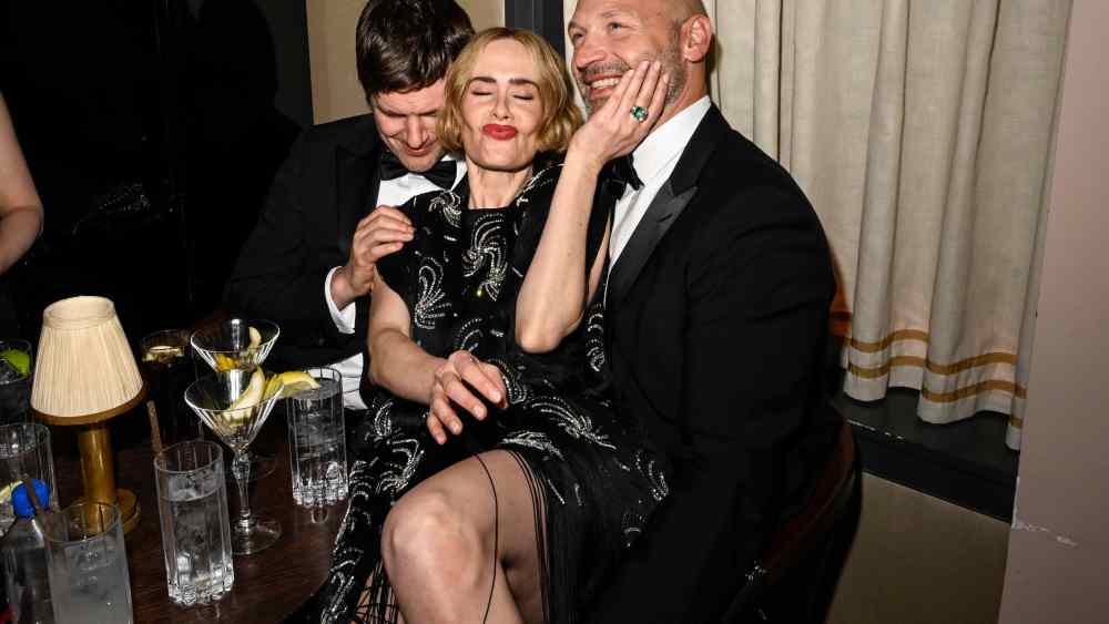 Michael Esper, Sarah Paulson and Corey Stoll