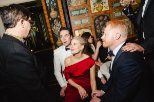 Jim Parsons, Celia Keenan-Bolger and Jesse Tyler Ferguson
