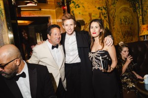 Eddie Redmayne, Maryam Lieberman and Josh Lieberman