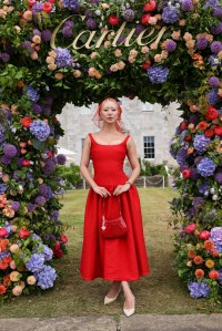 CHICHESTER, ENGLAND - JULY 14: Betty Bachz attends Cartier Style Et Luxe at the Goodwood Festival of Speed on July 14, 2024 in Chichester, England. (Photo by Max Cisotti/Dave Benett)