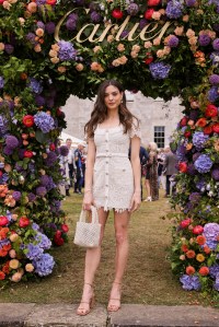 CHICHESTER, ENGLAND - JULY 14: Kit Reeve attends Cartier Style Et Luxe at the Goodwood Festival of Speed on July 14, 2024 in Chichester, England. (Photo by Max Cisotti/Dave Benett)